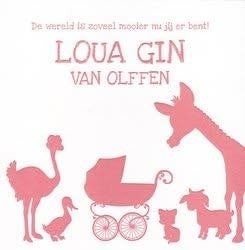 Loua Gin, Ophalen of Verzenden, 2000 tot heden, Geboortekaartje
