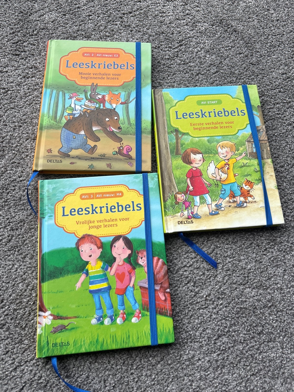 Leeskriebels - Set van 3 boeken voor beginnende lezers, Ophalen of Verzenden, Zo goed als nieuw, Fictie algemeen