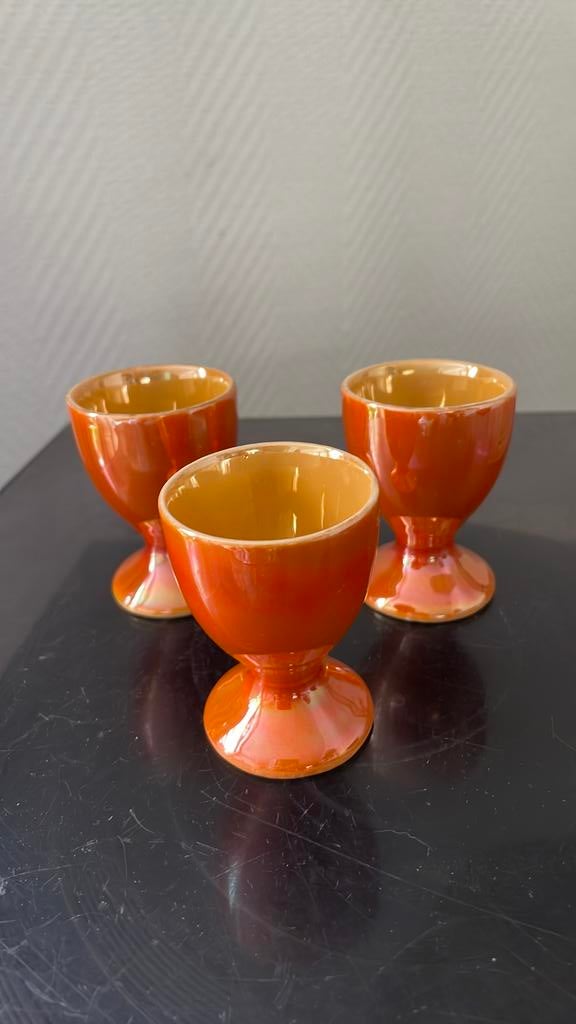3 eierdopjes, Ophalen of Verzenden