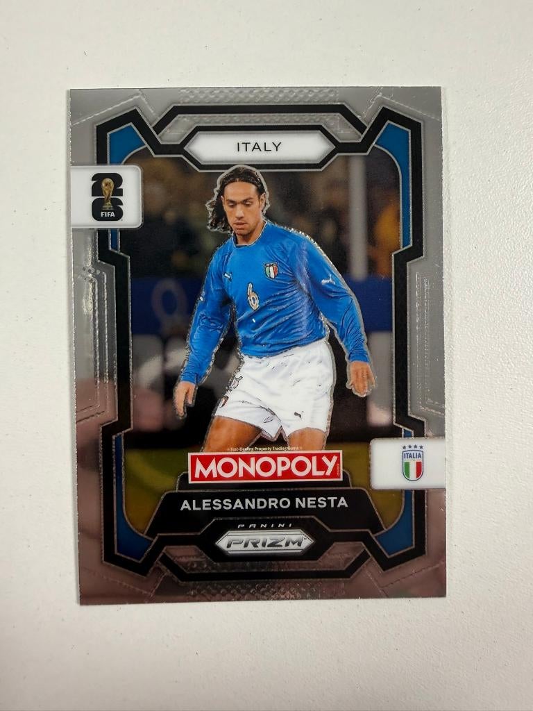 34 Alessandro Nesta Prizm Monopoly World Cup 2026, Ophalen of Verzenden, Nieuw, Buitenlandse clubs, Poster, Plaatje of Sticker