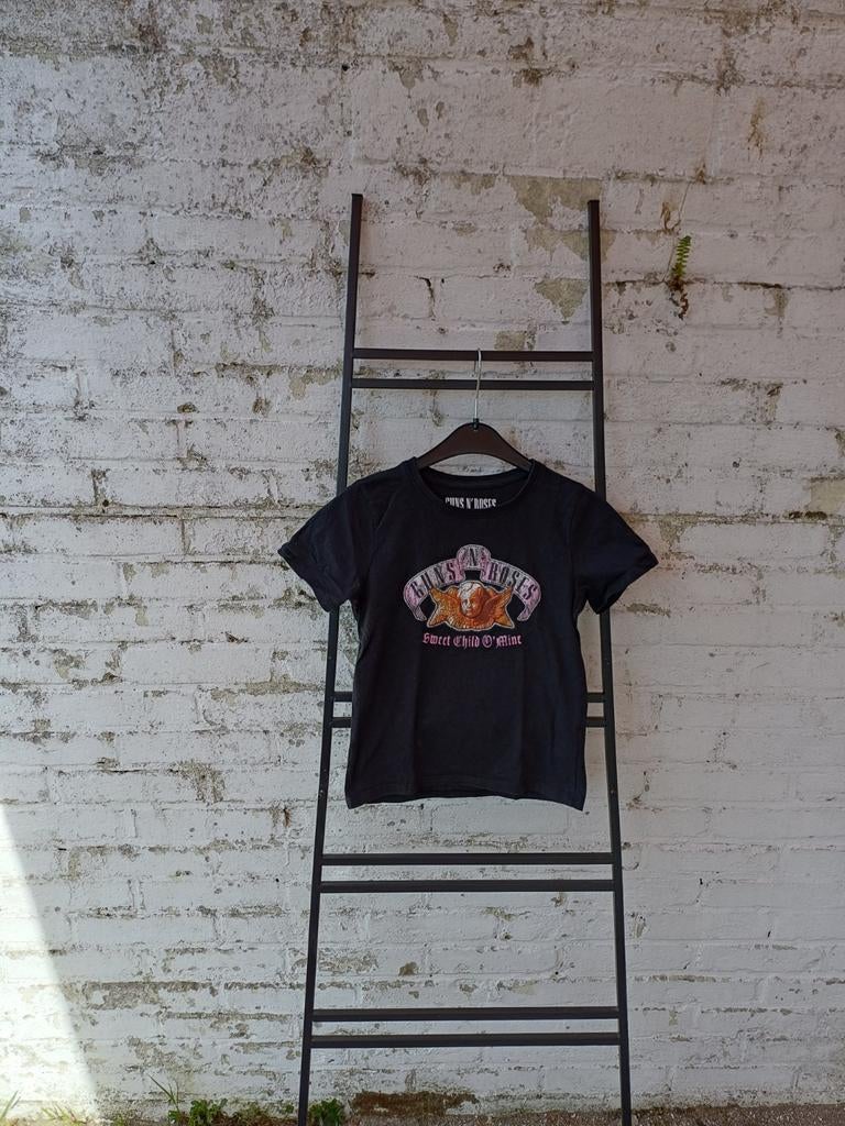 Guns n' Roses t-shirt van Primark, maat 134 (8/9 jaar), Gebruikt, Jongen of Meisje, Ophalen of Verzenden, Shirt of Longsleeve