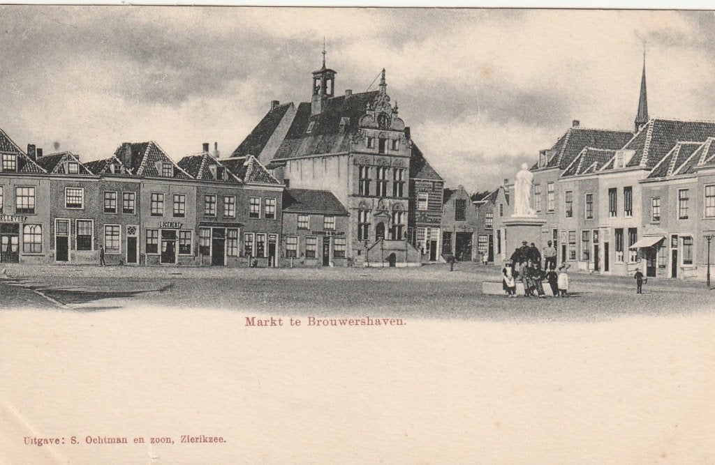 BROUWERSHAVEN Markt, Verzenden, Voor 1920, Ongelopen, Zeeland