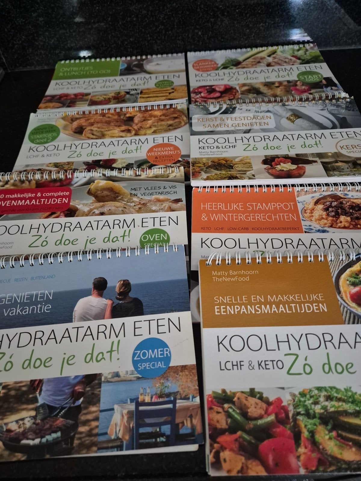 9x Matty Barnhoorn koolhydraatarm, Ophalen of Verzenden, Gelezen, Matty Barnhoorn, Gezond koken