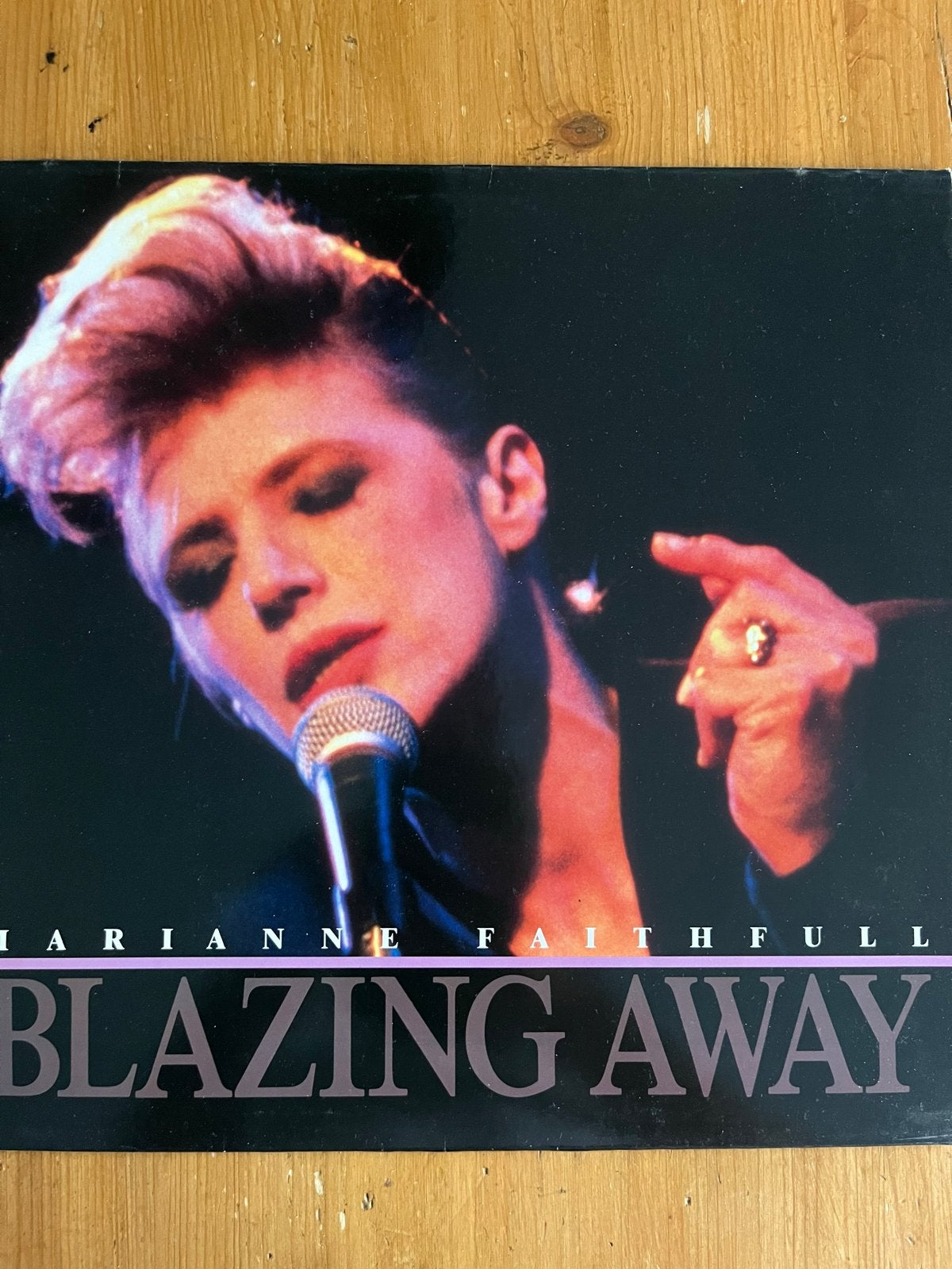 Marianne Faithfull - Blazing Away LP (Pop, Rock), Ophalen of Verzenden, Zo goed als nieuw, Poprock, LP