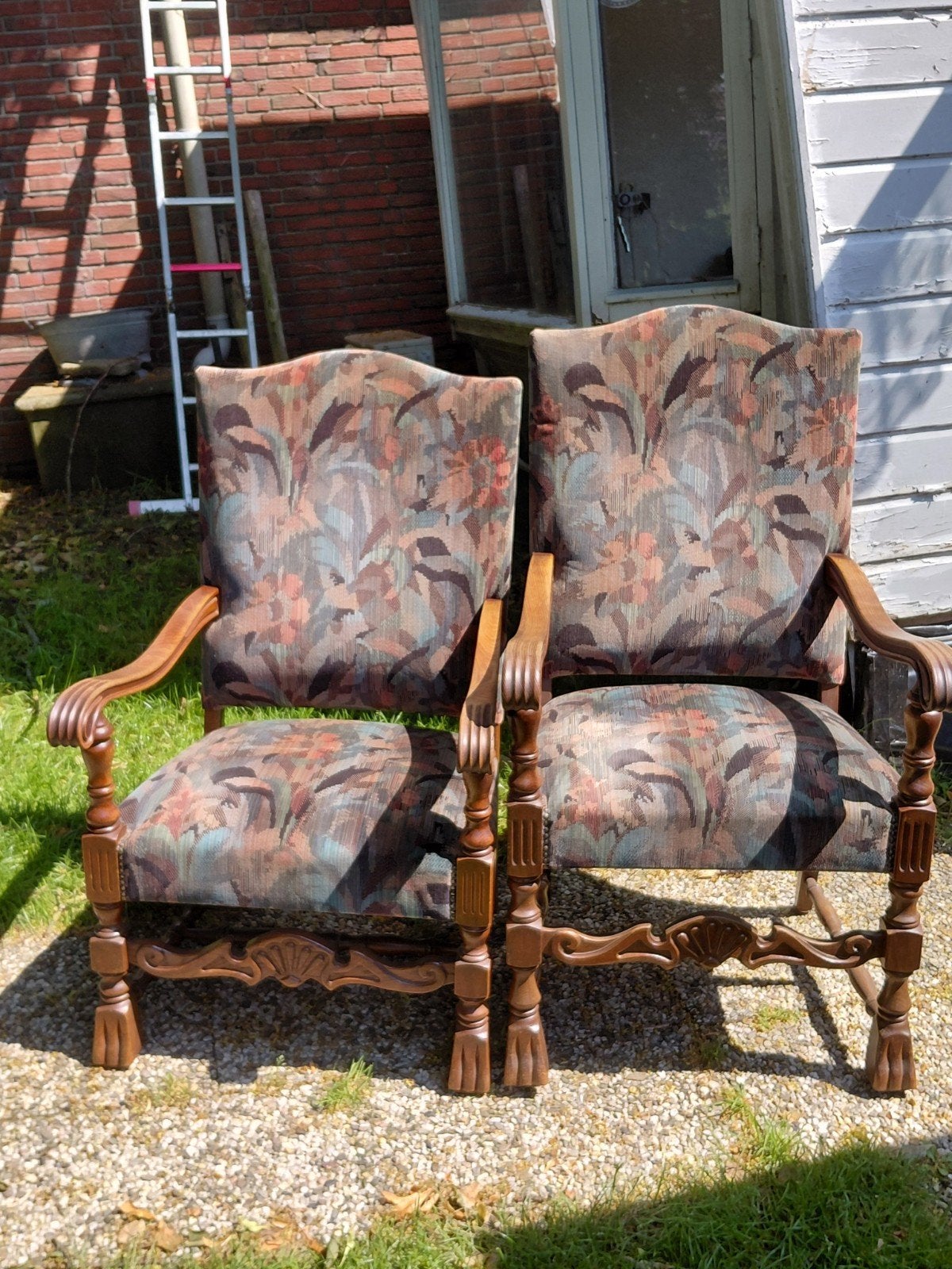 Arm leuning stoelen, Antiek en Kunst, Ophalen of Verzenden