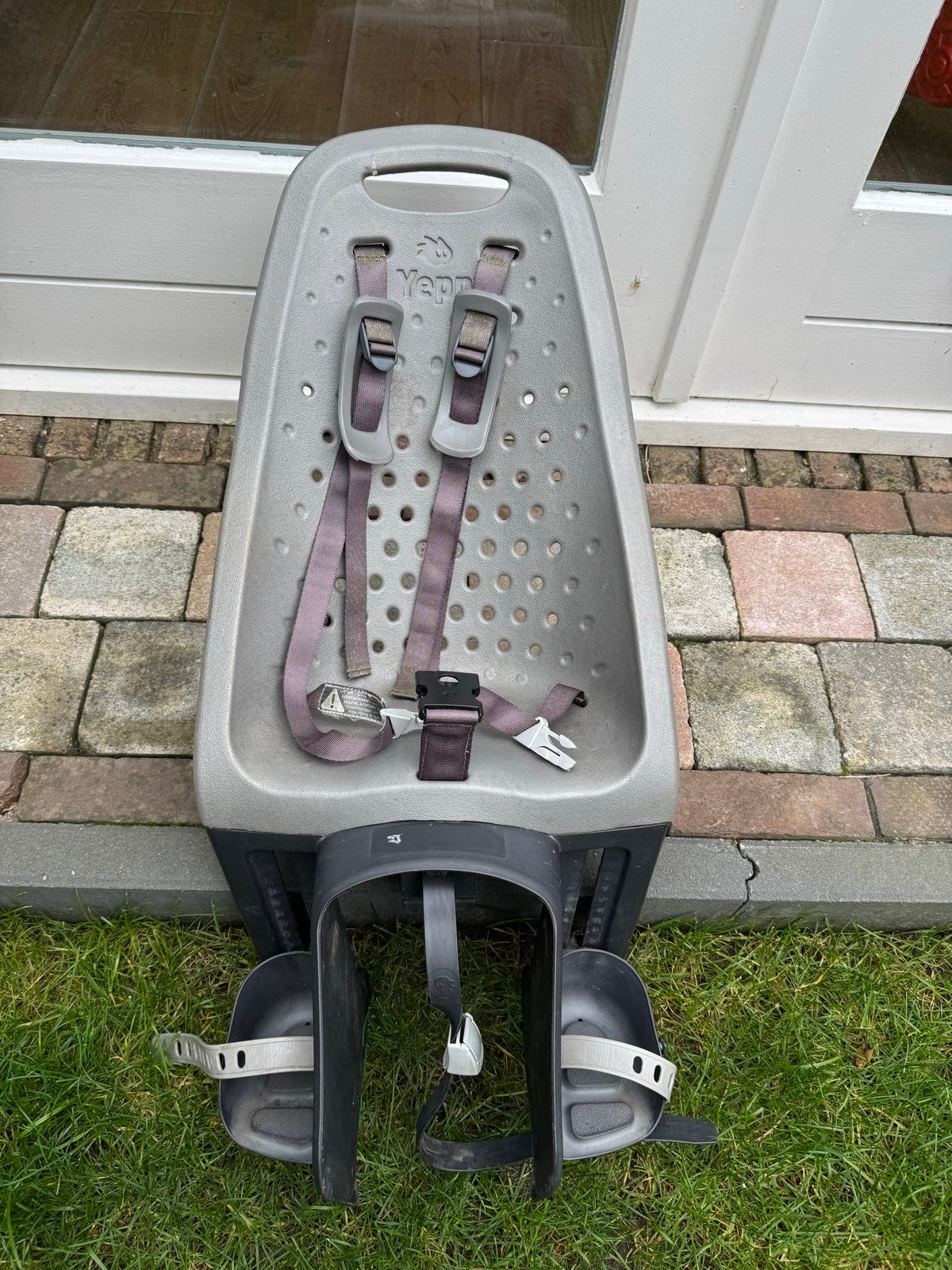 Yepp Achterzitje - met adapter, Fietsen en Brommers, Ophalen, Achterzitje, 9 t/m 36 kg, Gebruikt