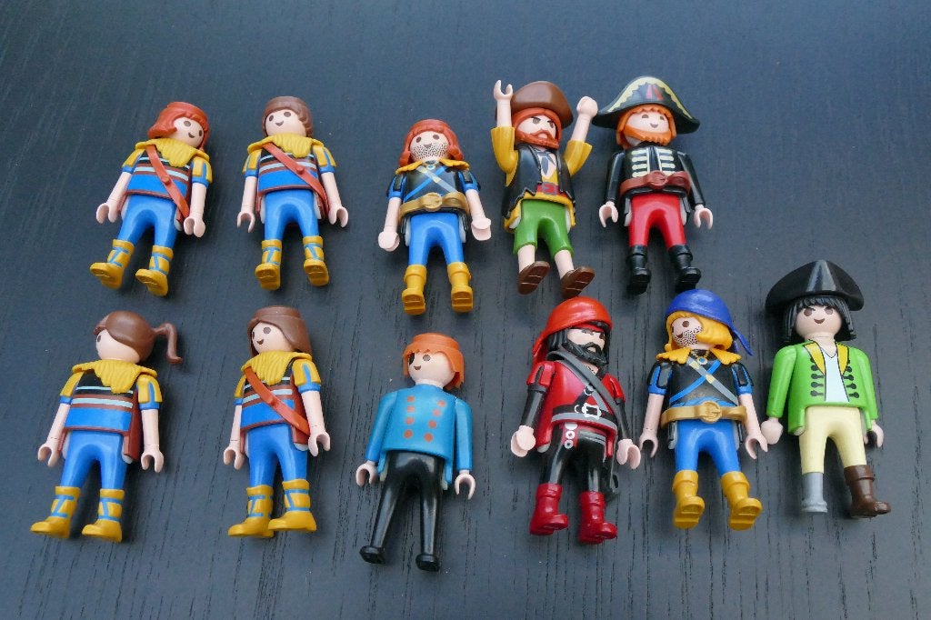 Diverse playmobil piraten / barbaren - 30 ct / 4 voor 1 euro, Ophalen of Verzenden, Gebruikt