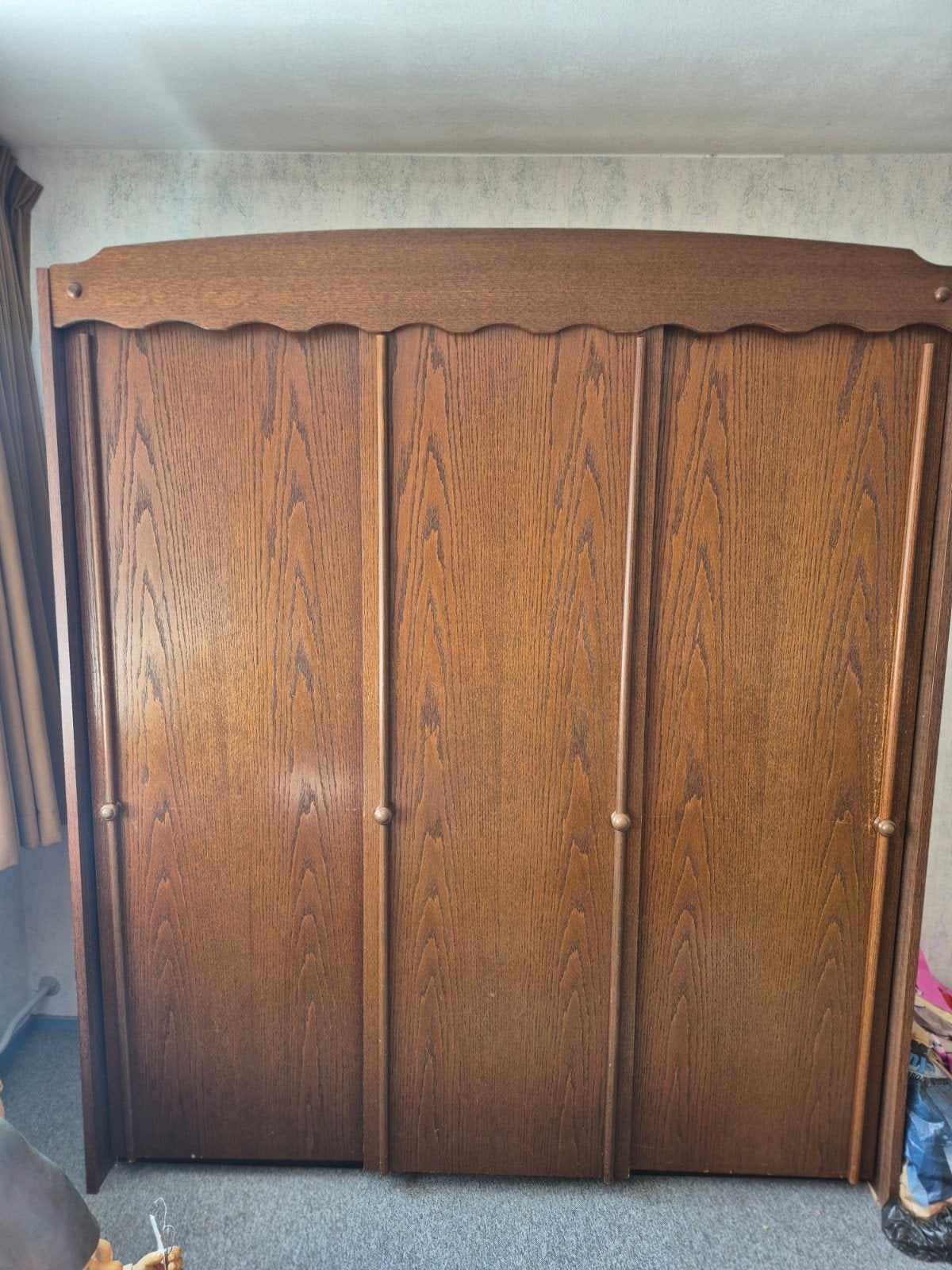 gratis kleding kast., Huis en Inrichting, Ophalen, Gebruikt, Eikenhout, 150 tot 200 cm