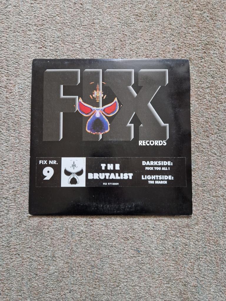 The Brutalist - Fix Records - Hardcore Techno Vinyl, Gebruikt, 1990 - 1999, Overige genres, Ophalen of Verzenden