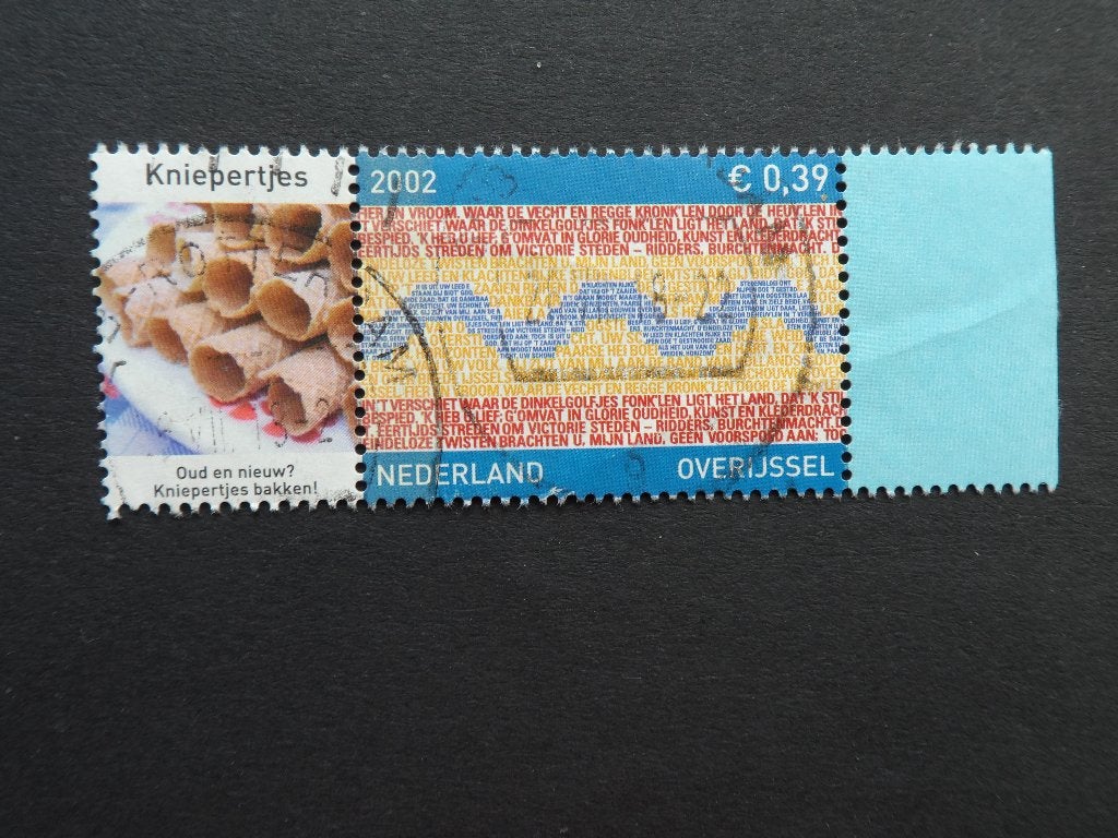 2002 NVPH 2074V: Provincievel Overijssel, Kniepertjes., Ophalen of Verzenden, Na 1940, Gestempeld