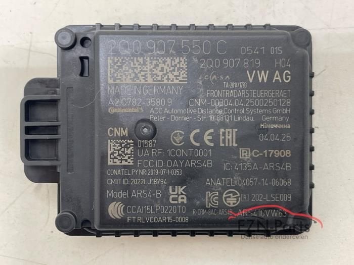 VW Tiguan 5NA ACC Radar Sensor, Auto-onderdelen, Ophalen of Verzenden, Gebruikt