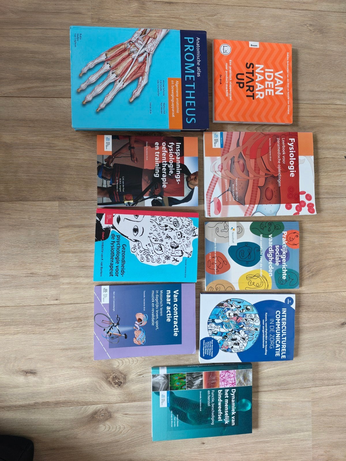 Diverse studieboeken voor studie Fysiotherapie, Gelezen, Diverse auteurs, Beta, HBO