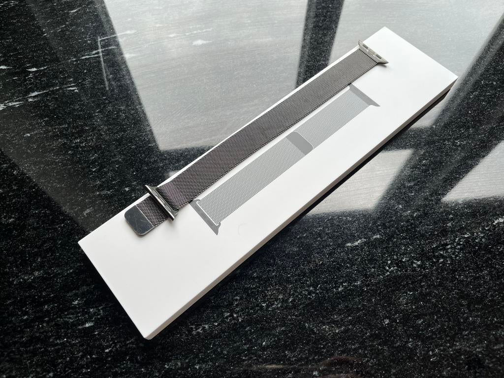 Apple watch milanese loop 40mm origineel, Ophalen, Gebruikt, Zwart, IOS