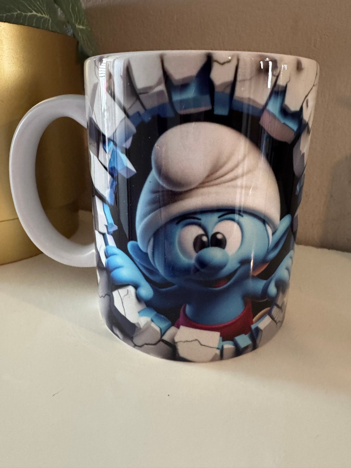 Nieuwe Smurfen Mok - Perfect voor Fans!, Meerkleurig, Overige stijlen, Nieuw, Ophalen of Verzenden