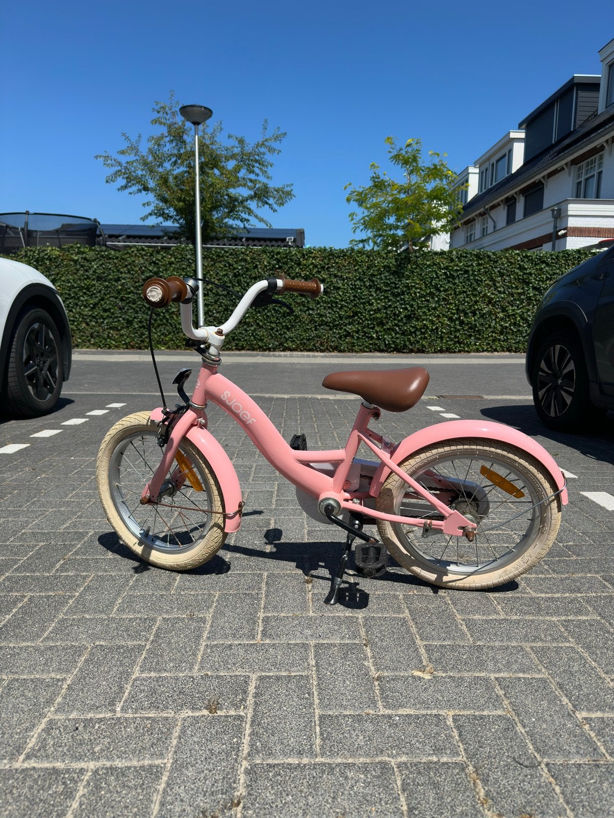 Sjoef Dolly meisjesfiets 16 inch - Opknappertje, Fietsen en Brommers, Ophalen, Gebruikt, 16 tot 20 inch
