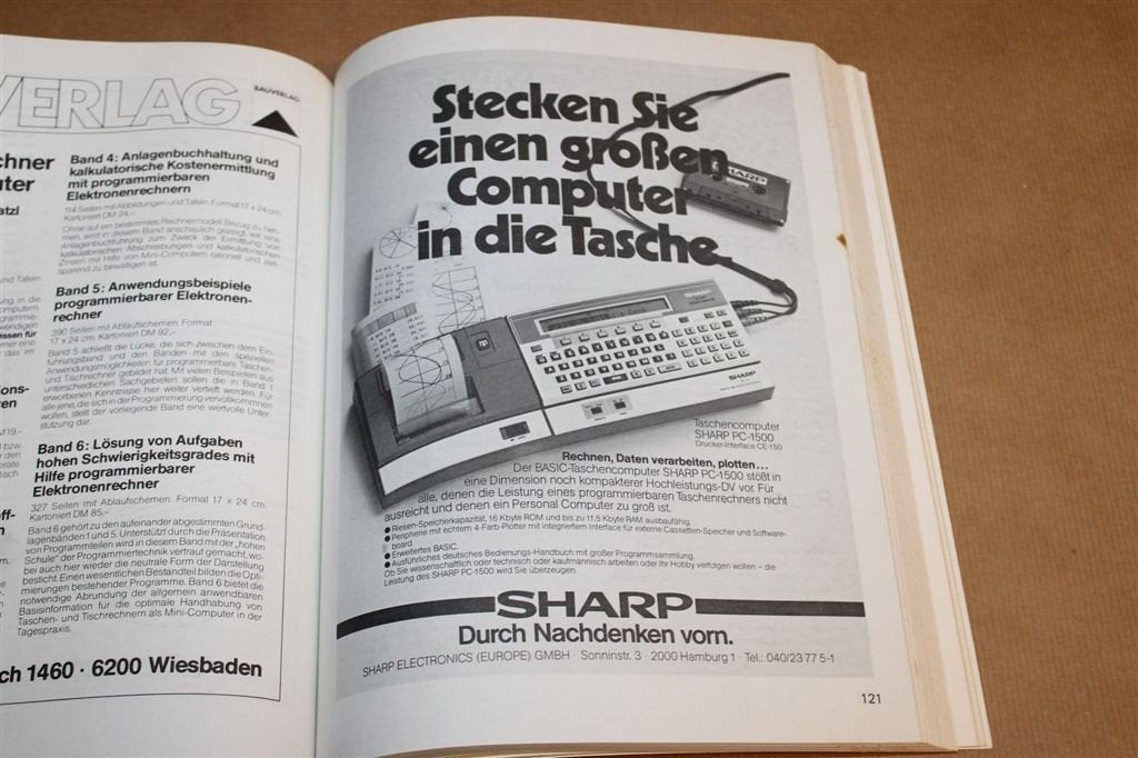 Taschenrechner + Mikrocomputer — Retro Computertechniek 1983, Ophalen of Verzenden, Gelezen, Internet of Webdesign