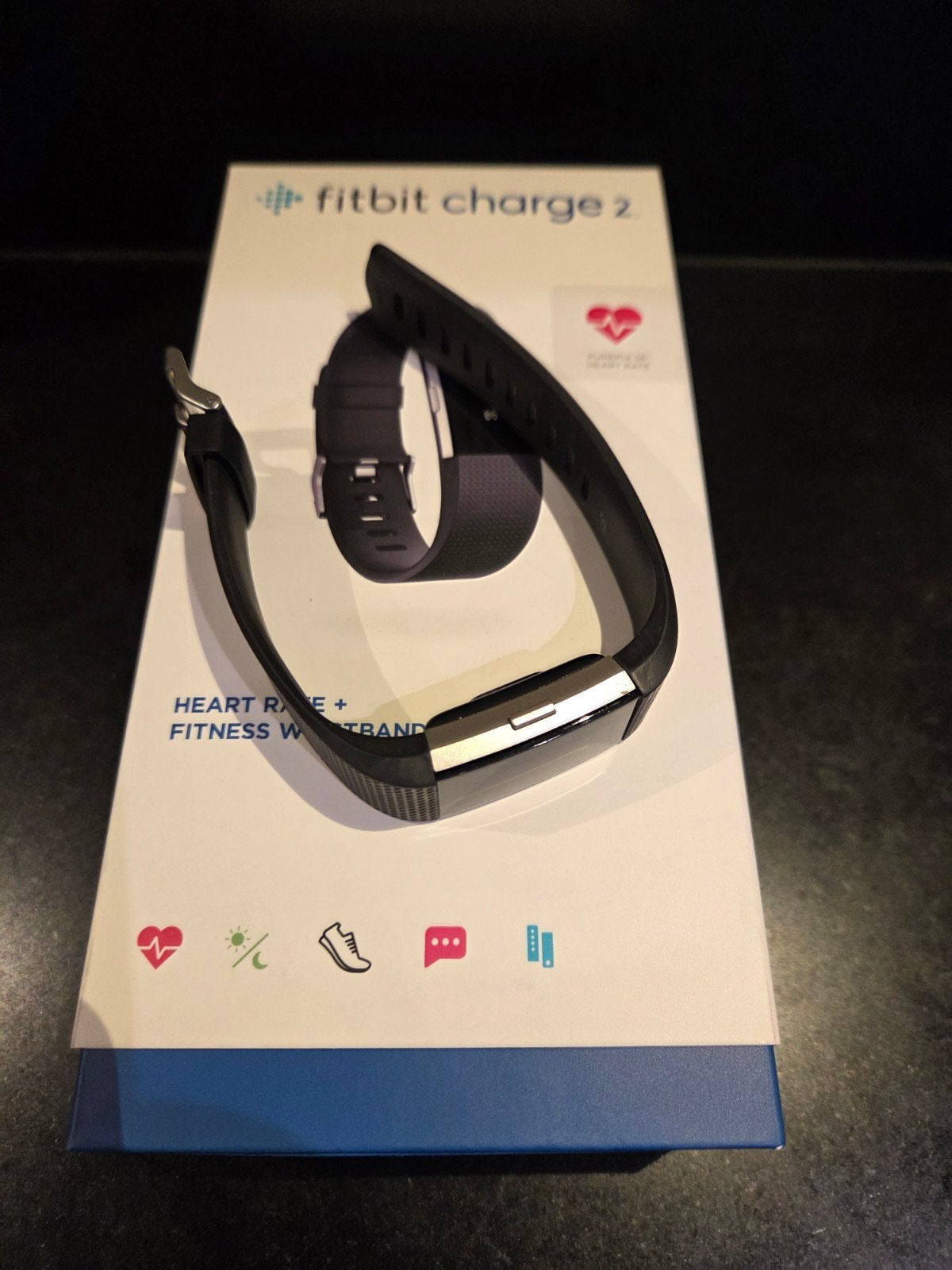 Fitbit charge 2 incl. doos en laadsnoer, Sport en Fitness, Hartslagmeters, Ophalen of Verzenden, Zo goed als nieuw, Overige merken