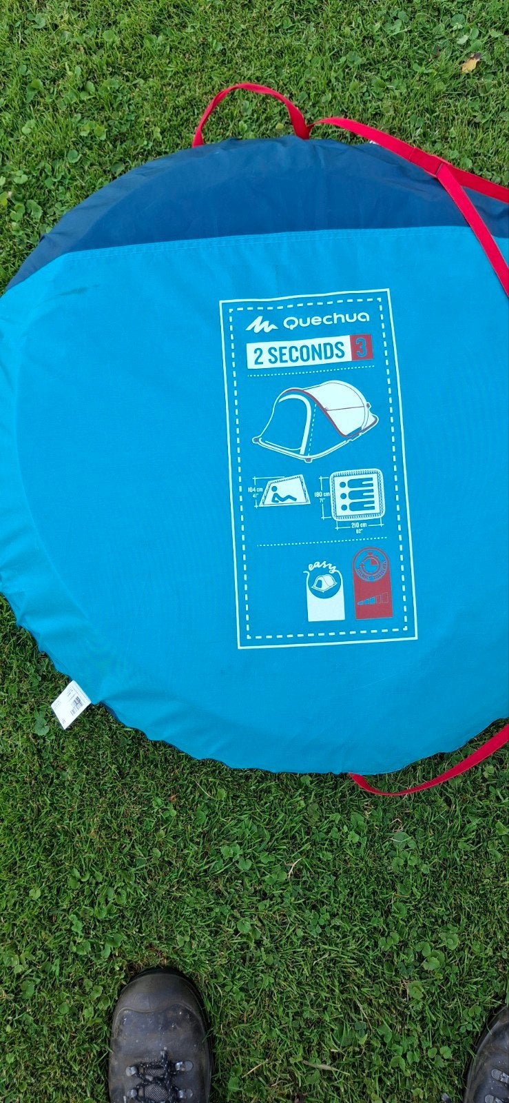 Pop up tent 3 personen en Luchtbed 210 x160, Ophalen of Verzenden, Zo goed als nieuw, Tot en met 3
