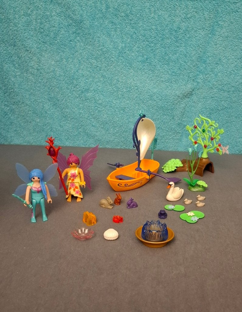 Playmobil 9330 Feeëntuin met boot, Ophalen, Gebruikt, Complete set, Fantasy