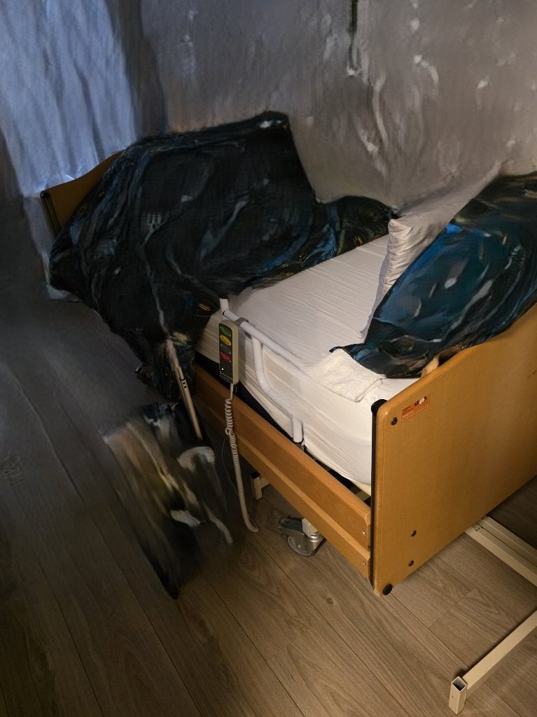 Elektrisch hoog-laag bed, Diversen, Verpleegmiddelen, Gebruikt, Ophalen