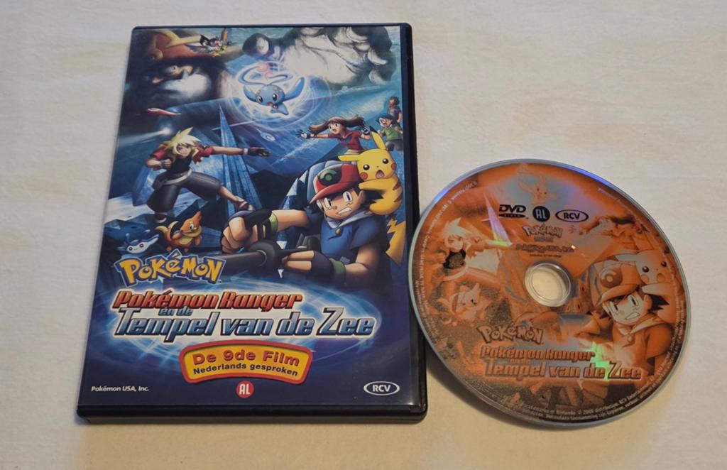 Pokemon Ranger En De Tempel Van De Zee Dvd Cartoon/Anime, Alle leeftijden, Ophalen of Verzenden, Zo goed als nieuw, Anime (Japans)