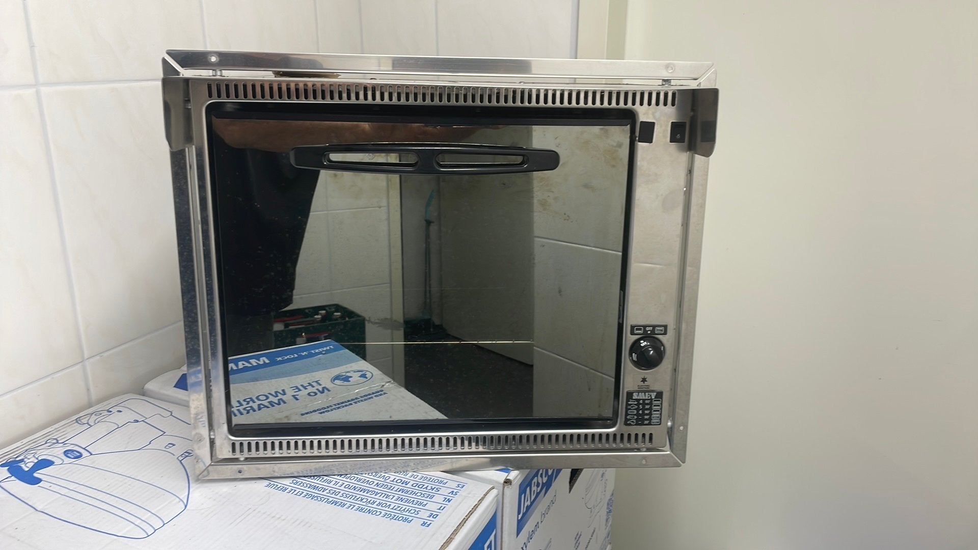 Gas oven voor boot, Ophalen, Gebruikt