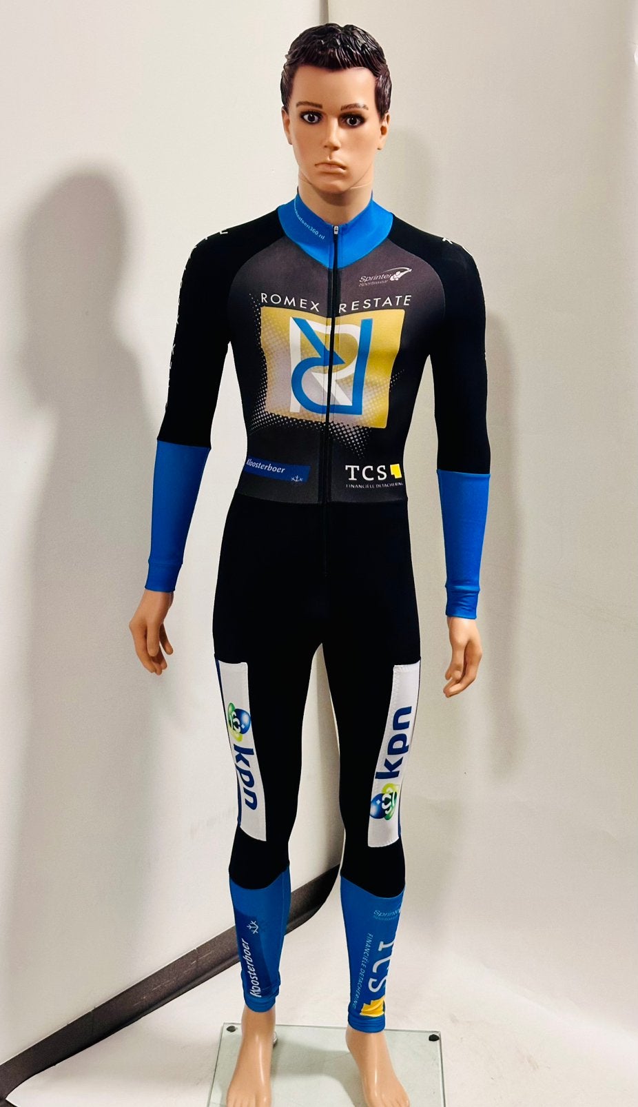 Schaatskleding, schaatspak snelpap speedsuit maat M Sprinter, Ophalen of Verzenden, Zo goed als nieuw