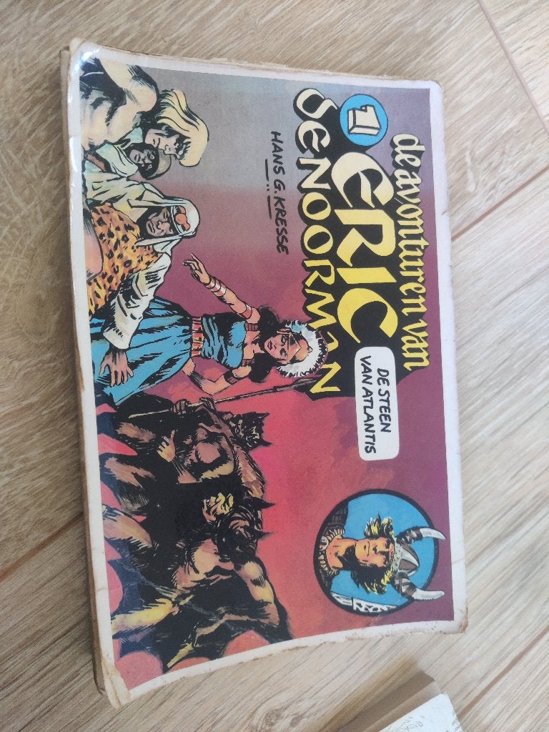 Eric de Noorman - De Steen van Atlantis (deel 1), Gelezen, Hans G. Kresse, Ophalen of Verzenden, Meerdere stripboeken