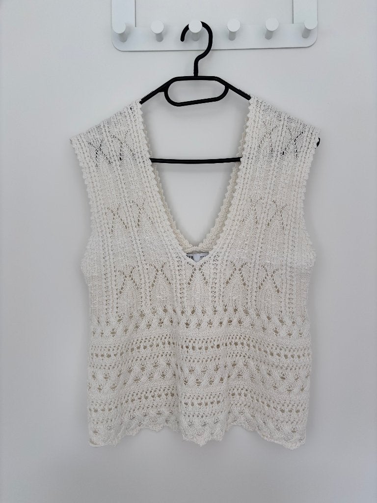 Zara Summer Top Size M, Maat 38/40 (M), Ophalen of Verzenden, Zo goed als nieuw, Wit