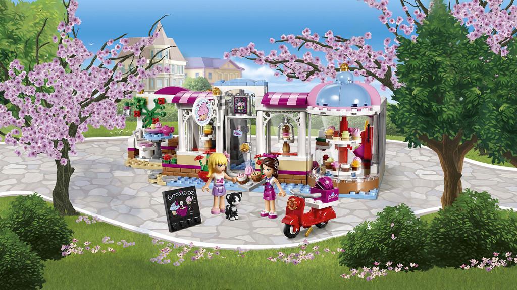 Lego Friends 41119 Heartlake cupcake café, Kinderen en Baby's, Speelgoed | Duplo en Lego, Zo goed als nieuw, Lego, Complete set