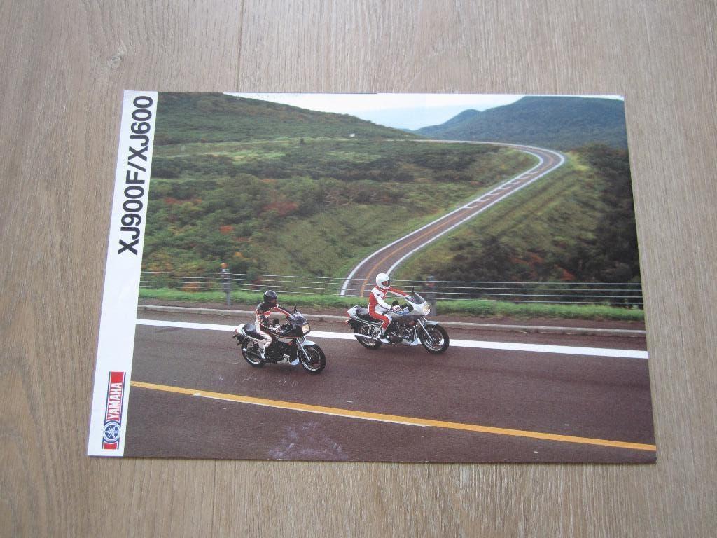 Yamaha XJ 600 / XJ 900 F brochure folder 1989, Ophalen of Verzenden, Yamaha