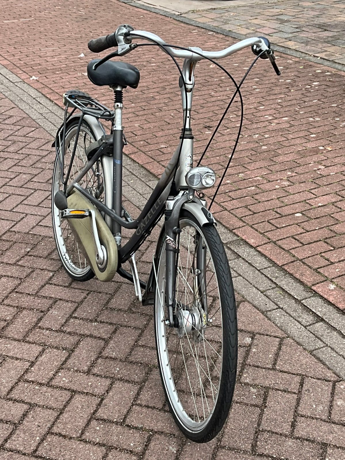 Gazelle dames fiets 8 versnellingen frame 49, autom licht., Ophalen, Minder dan 10 versnellingen, 26 inch, 47 tot 50 cm