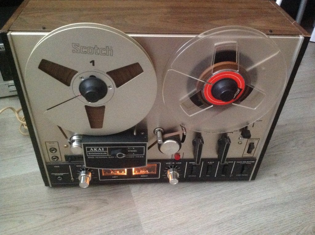 Akai 4000DS Stereo Reel to Reel Tape Recorder (1973-79), Ophalen of Verzenden, Bandrecorder, Met banden
