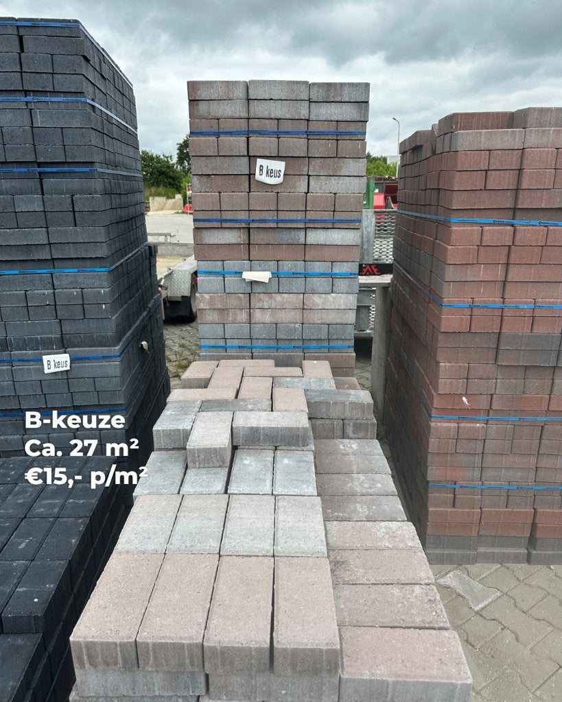 Betonklinkers 6cm B-keus, Klinkers, Nieuw, Ophalen of Verzenden, 10 m² of meer