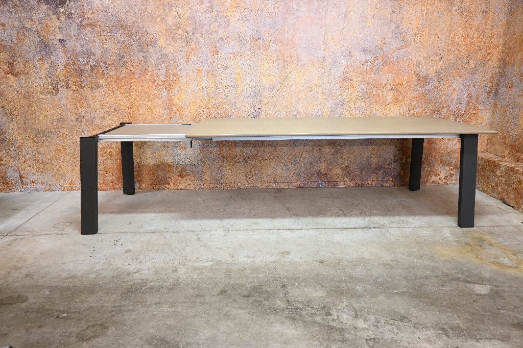 AlsNIEUW! fraaie Leolux Ermione design eettafel verstelbaar!, Huis en Inrichting, Tafels | Eettafels, Leolux, Leolux, Overige materialen