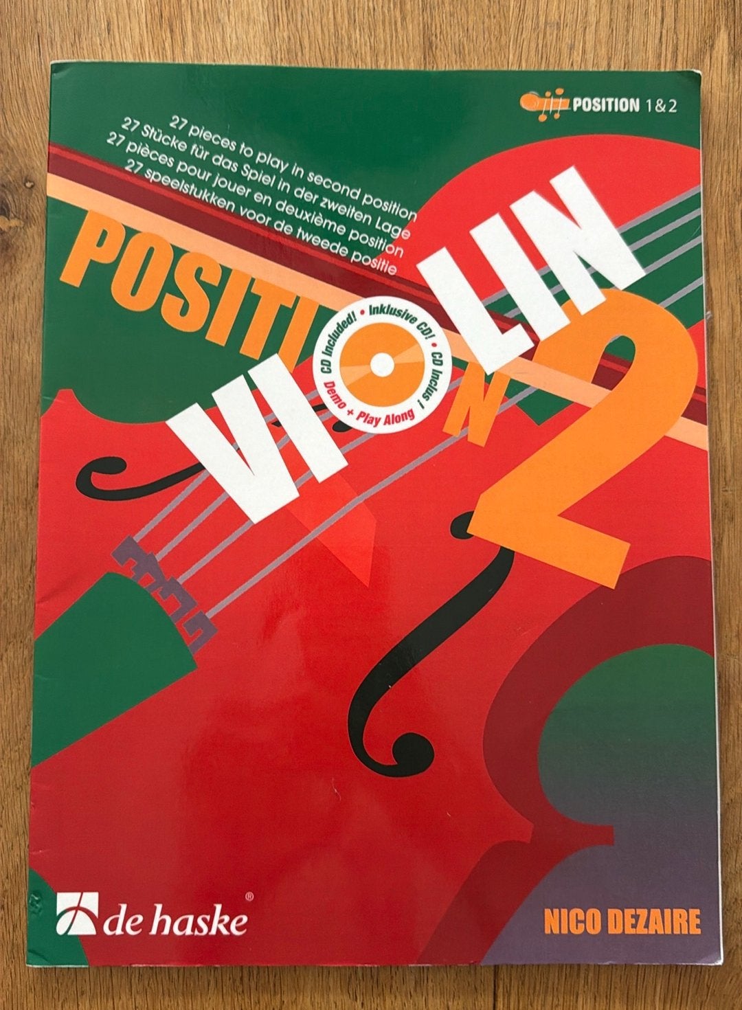 Lesboek viool; Position 2, de Haske, Gebruikt, Klassiek, Overige soorten, Ophalen of Verzenden