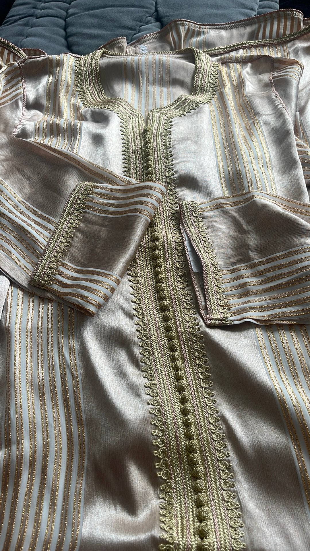Jawhara kaftan, Kleding | Dames, Gelegenheidskleding, Ophalen, Zo goed als nieuw, Roze, Overige typen