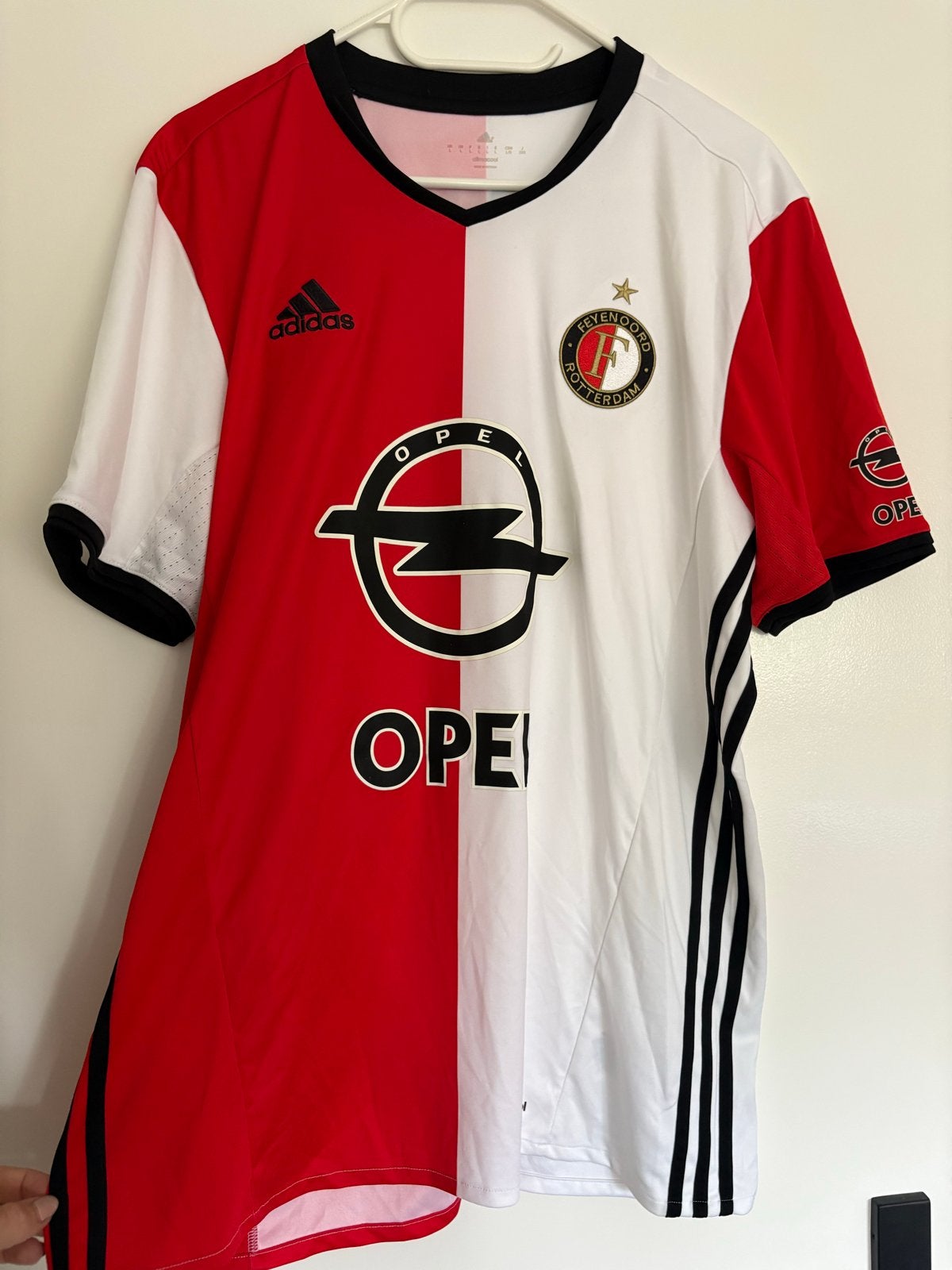 Feyenoord thuisshirt 2015/16 Adidas - Karsdorp #2, Maat L, Ophalen of Verzenden, Zo goed als nieuw, Shirt