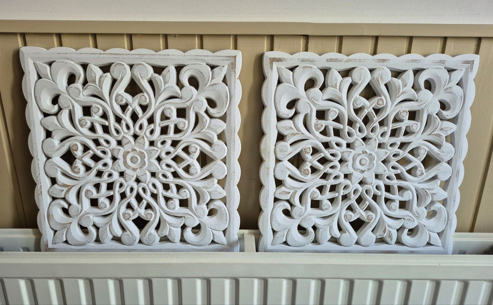 Leuke panelen te koop (wanddecoratie), Ophalen, 37 cm, Zo goed als nieuw, Wandbord of Wandpaneel
