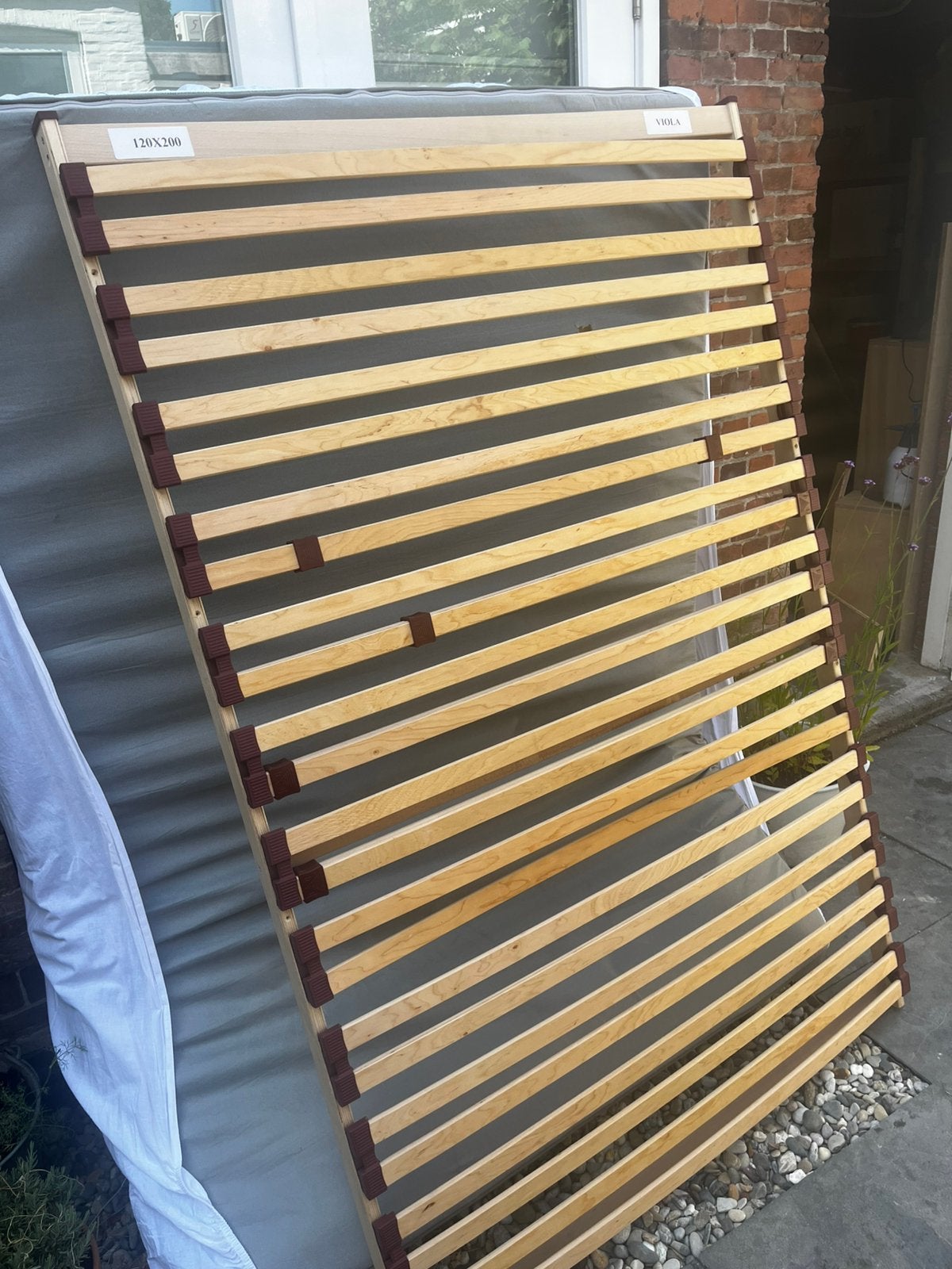 Lattenbodem 120x200, Ophalen, Zo goed als nieuw, Twijfelaar, 120 cm
