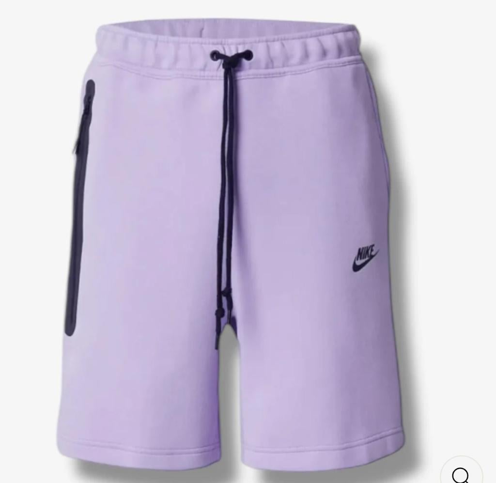 Nike Tech Fleece Shorts - Maat L - Nieuw met kaartjes, Kleding | Heren, Sportkleding, Maat 52/54 (L), Paars, Nike, Nieuw