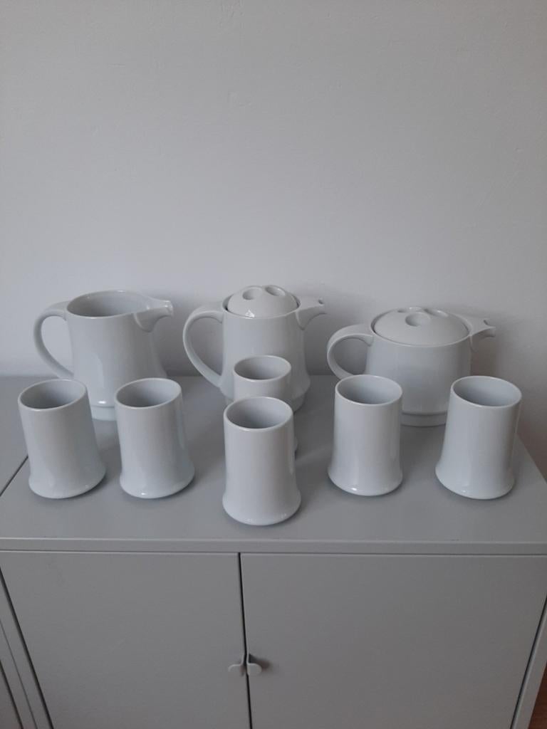 Vintage Space age servies Georg Jensen jaren 70., Verzamelen, Ophalen of Verzenden, Huis en Inrichting