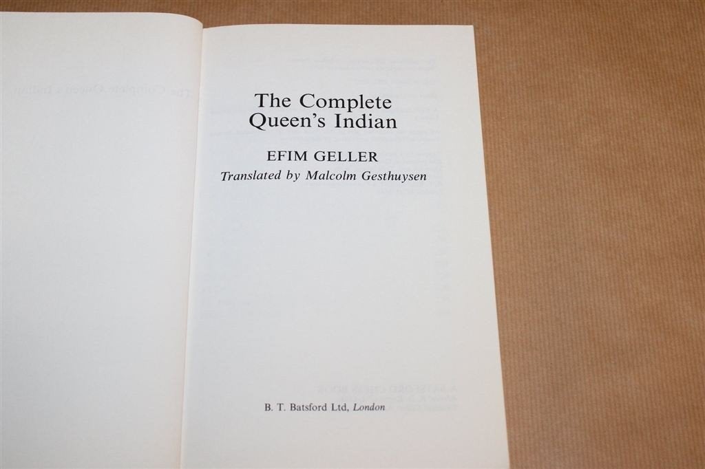 The Complete Queen\'s Indian — Geller, Schaakopeningen, Boeken, Sportboeken, Ophalen of Verzenden, Gelezen, Watersport en Hengelsport