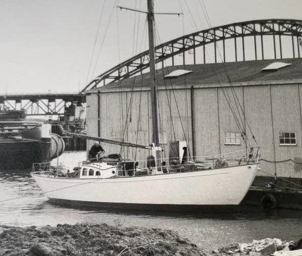 Klassiek zeewaardig zeilschip 17m, Watersport en Boten, Ophalen, Overige merken, Gebruikt, Binnenboordmotor