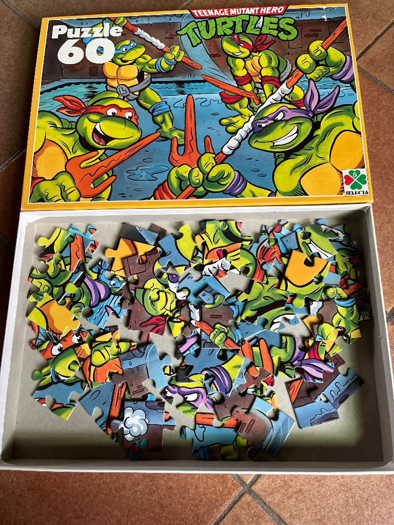 Turtles puzzel, Ophalen, Meer dan 50 stukjes