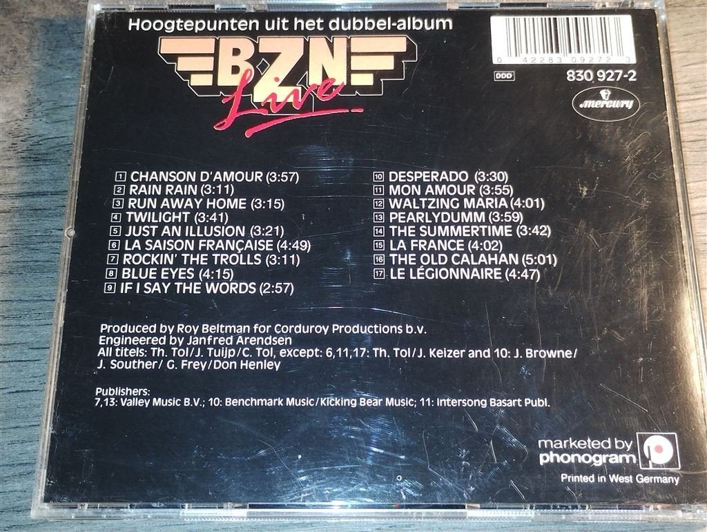 BZN - 20 Jaar Live, Ophalen of Verzenden, Zo goed als nieuw