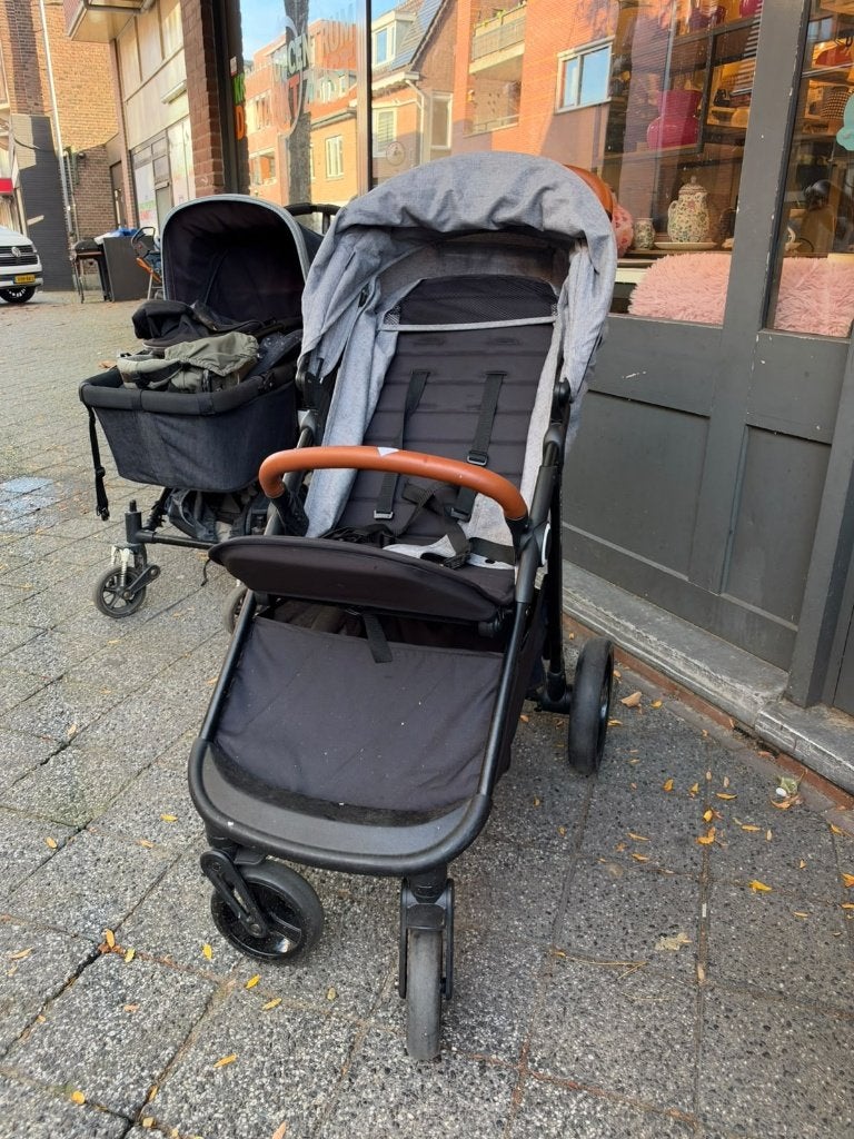 Mooie zwarte buggy, Kinderen en Baby's, Gebruikt, Onbekend, Verstelbare rugleuning, Onbekend
