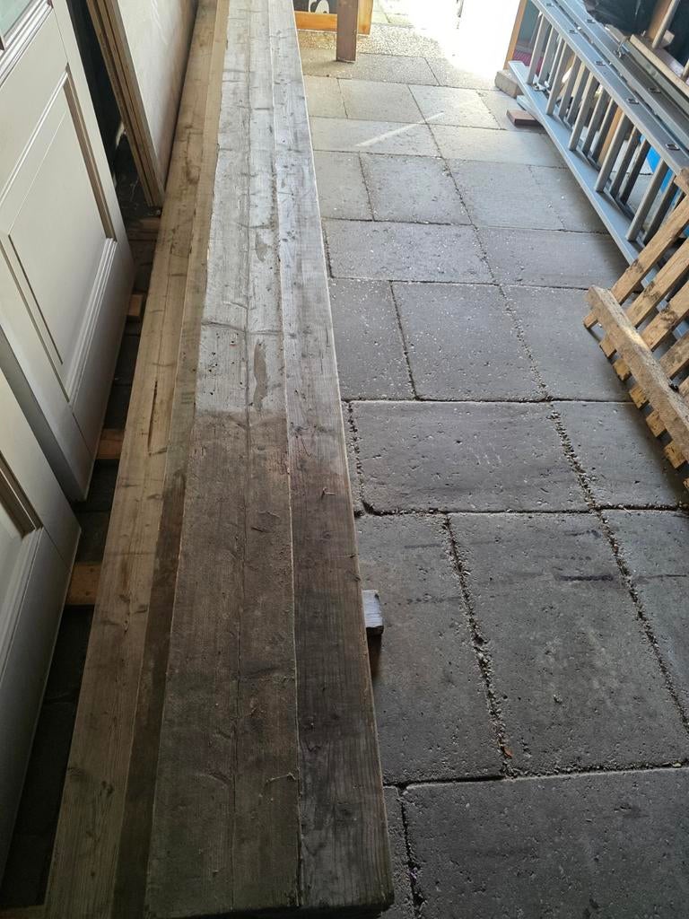 14 zware vuren balken, Tuin en Terras, Overkappingen, Ophalen, Veranda