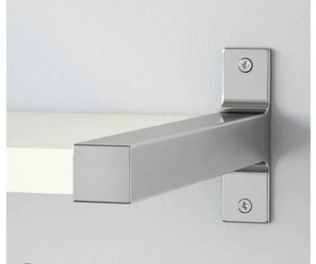 2 x Ikea ekby bjarnum wandplankdragers, Huis en Inrichting, Ophalen, Nieuw