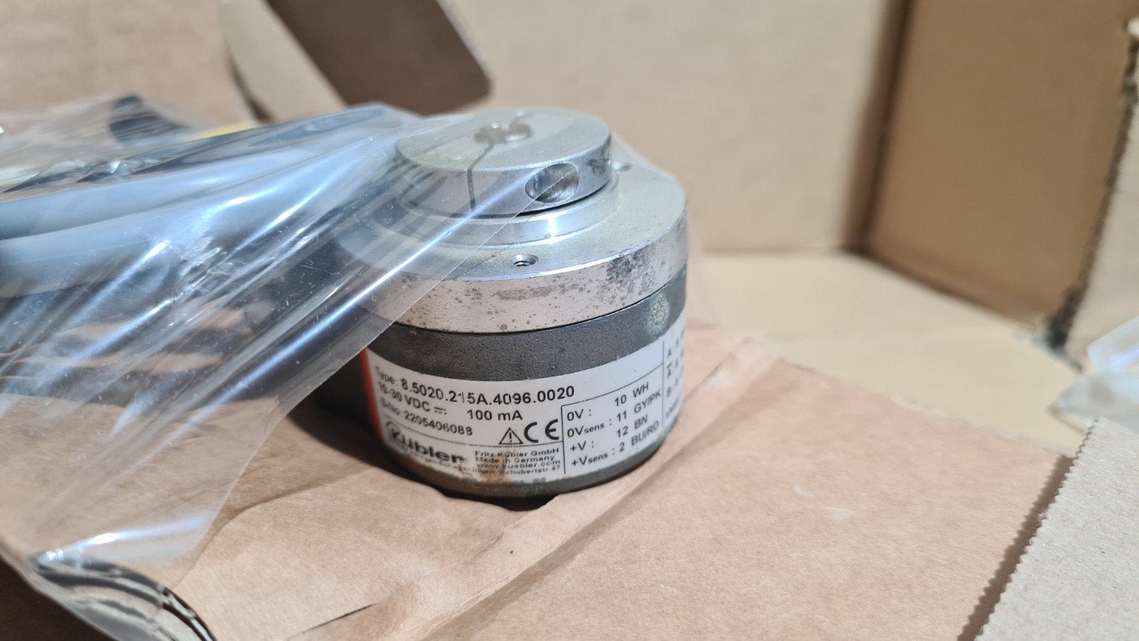 Kubler incrementel encoder 8.5020.215a 4096 0020, Ophalen of Verzenden, Gebruikt